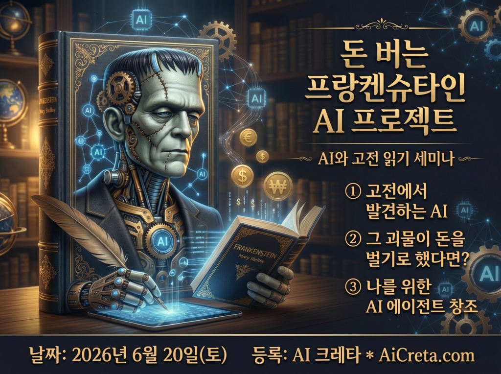 돈 버는 프랑켄슈타인 AI 프로젝트 - AI와 고전 읽기 세미나