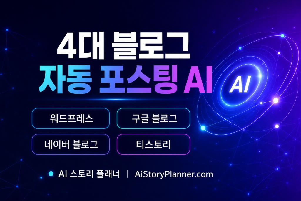4대 블로그 자동 포스팅 AI